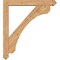 Ekena Millwork Legacy Arts and Crafts Smooth Bracket w/ Offset Brace, Western Red Cedar, 5 1/2"W x 36"D x 40"H BKT0604X36X40LEC03SWR - alternate 2